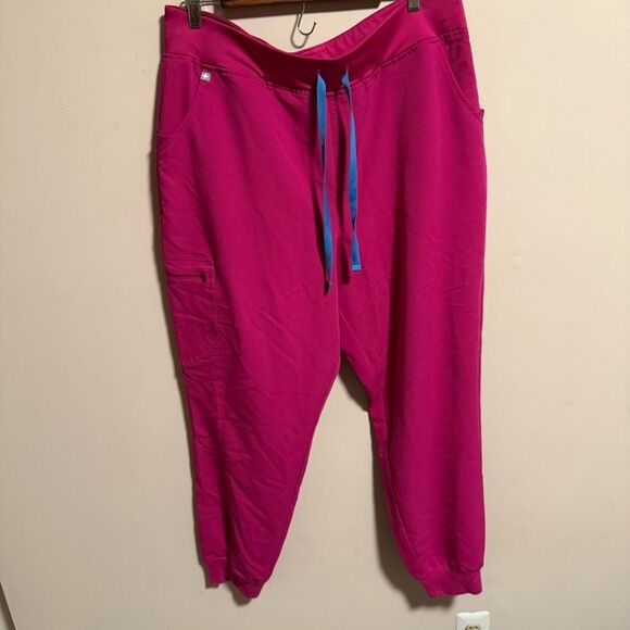 Figs Technical Collection Zamora Raspberry Sorbet Jogger Scrub Pant Size 2XL XXL - Picture 1 of 7
